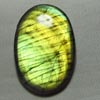 New Madagascar - LABRADORITE - Oval Cabochon Huge size - 38x51 mm Gorgeous Strong Multy Fire